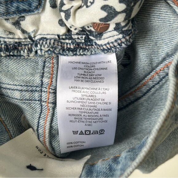 Free People We The Free Eden High Slouchy Flare Jeans Size 28 - Picture 8 of 16